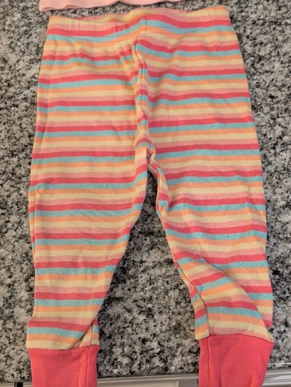 Gymboree Pink Striped Cupcake Pajama Set